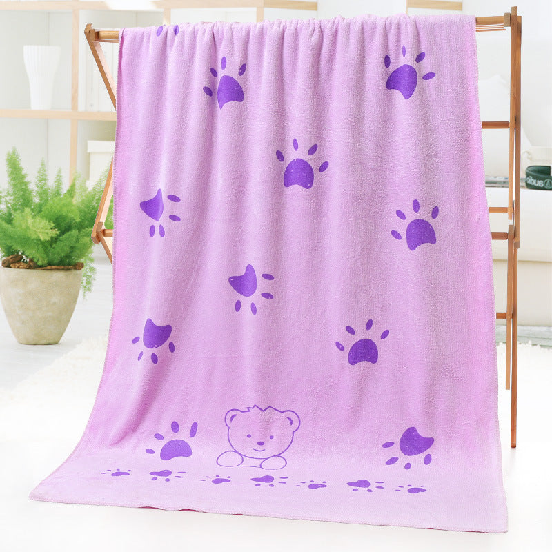 Bath towel beach towel cartoon print