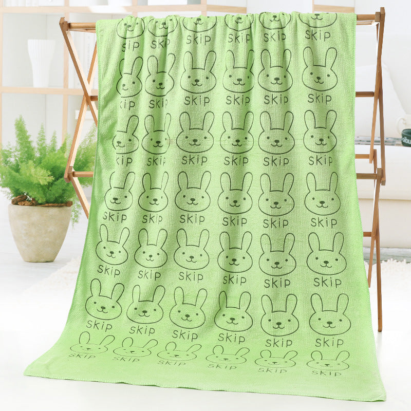 Bath towel beach towel cartoon print